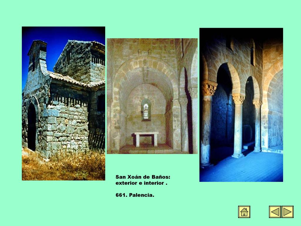 San Xoán de Baños: exterior e interior Palencia.