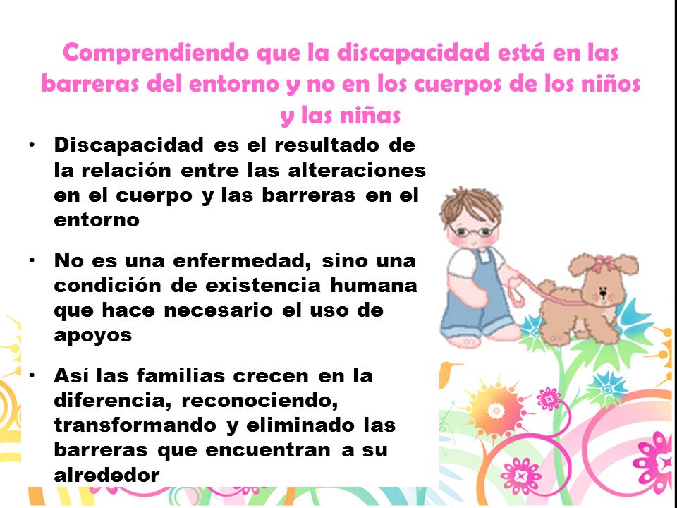 Comprendiendo que la discapacidad está en las barreras del entorno y no en los cuerpos de los niños y las niñas