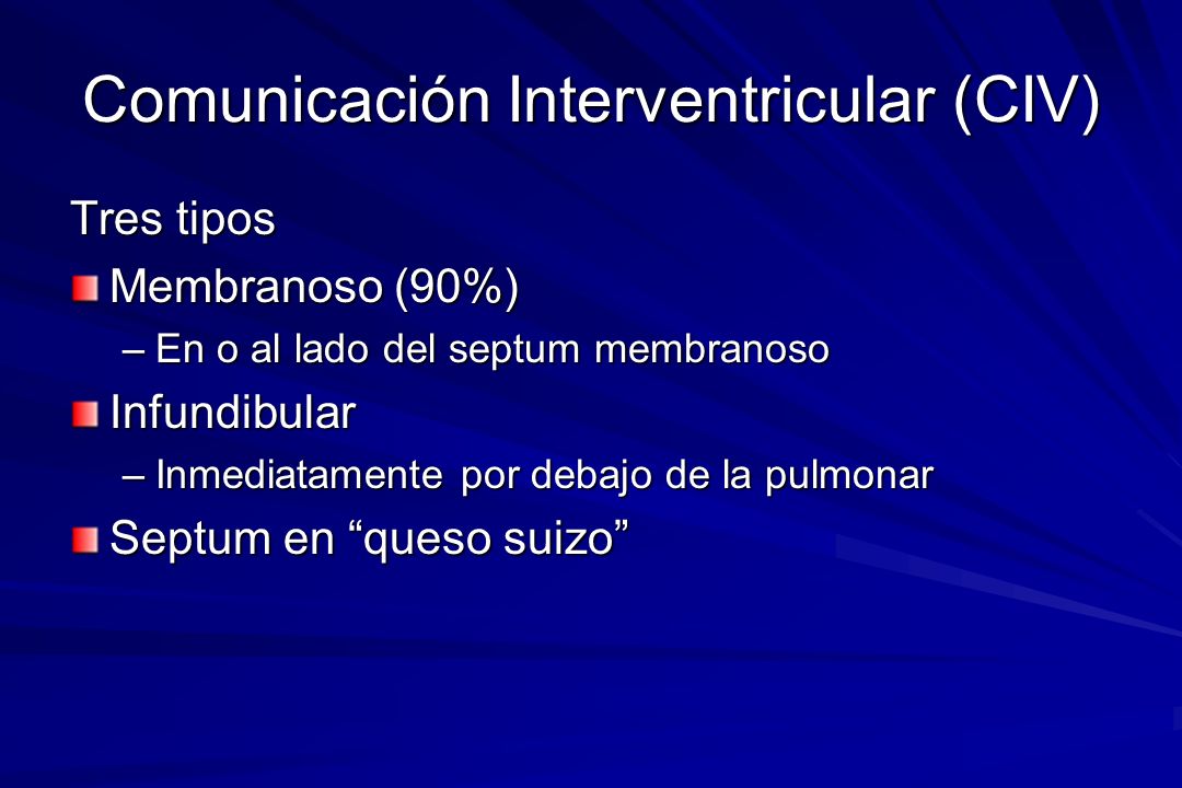 Comunicación Interventricular (CIV)