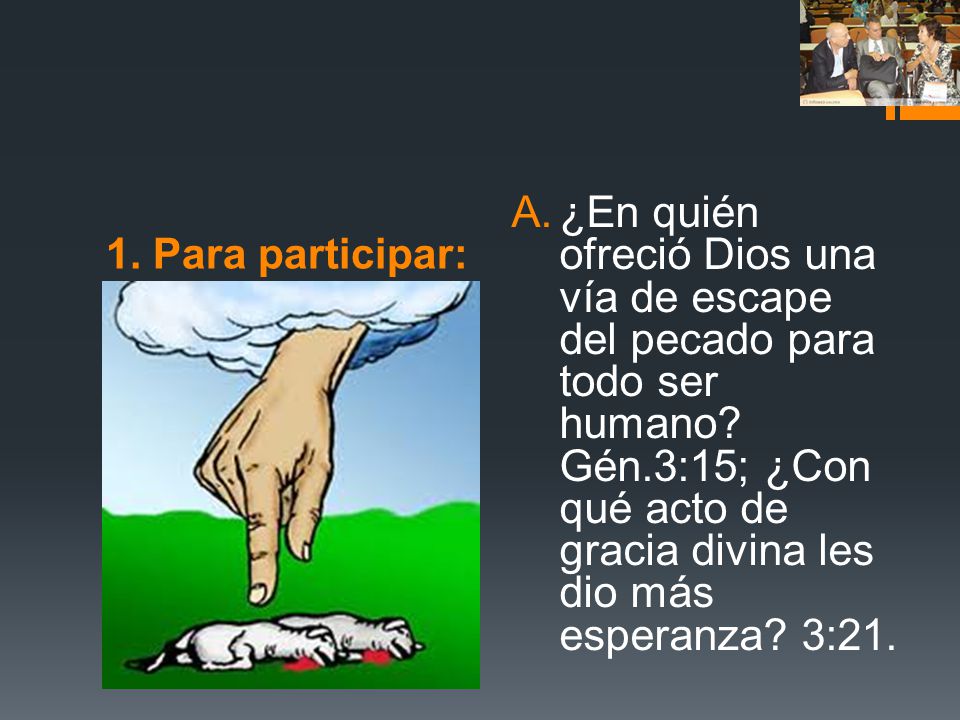 1. Para participar: