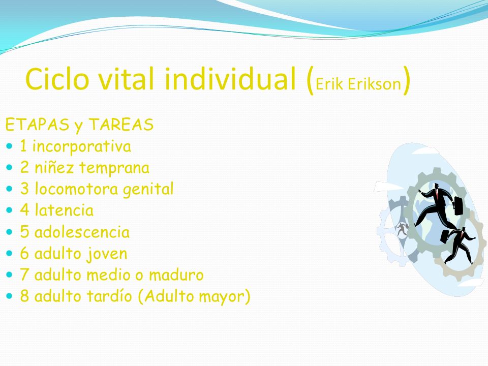 Ciclo vital individual (Erik Erikson)