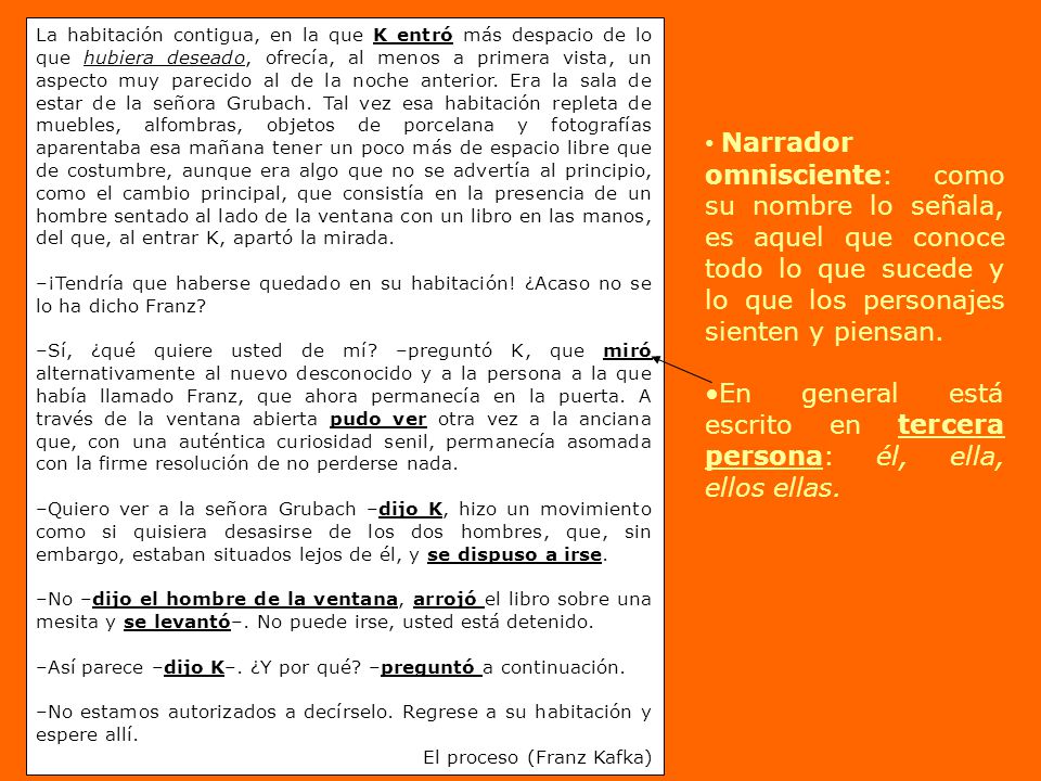 En general está escrito en tercera persona: él, ella, ellos ellas.