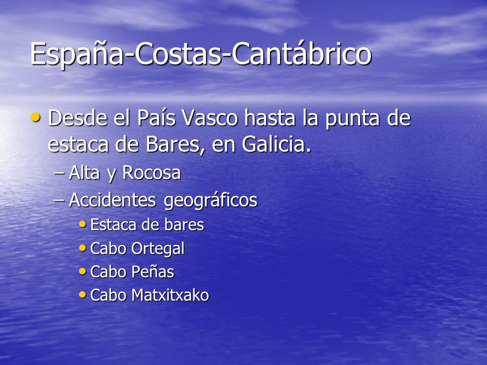 España-Costas-Cantábrico