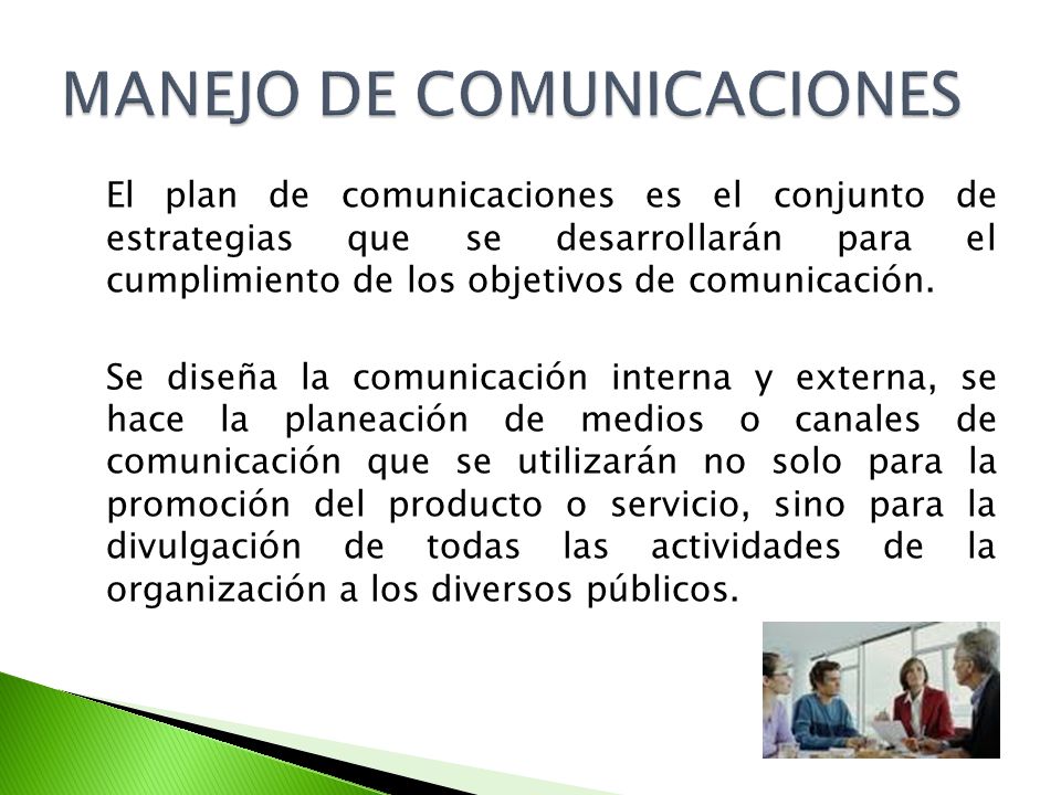 MANEJO DE COMUNICACIONES