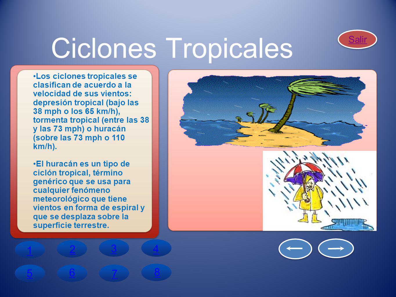 Ciclones Tropicales Salir