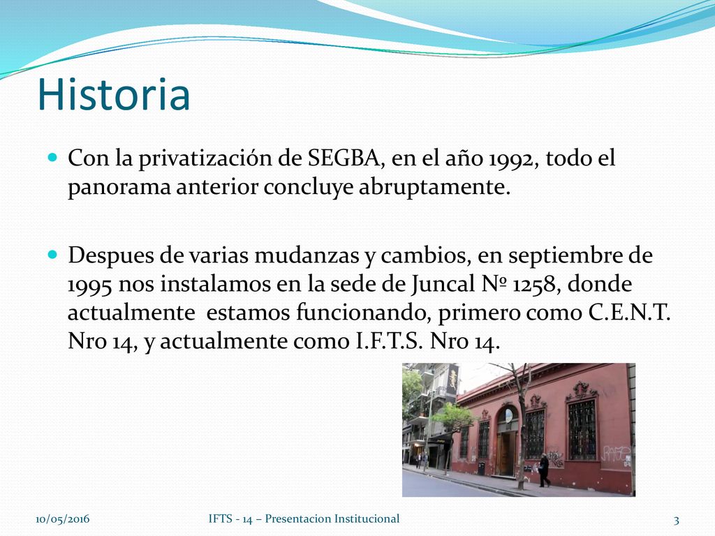 Historia Con la privatización de SEGBA, en el año 1992, todo el panorama anterior concluye abruptamente.