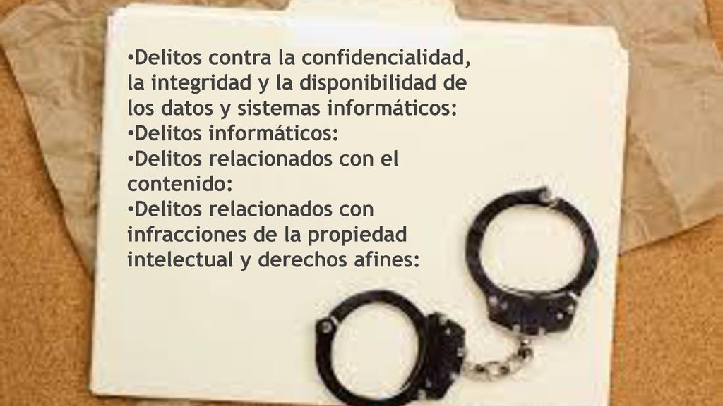Delitos contra la confidencialidad, la integridad y la disponibilidad de los datos y sistemas informáticos: