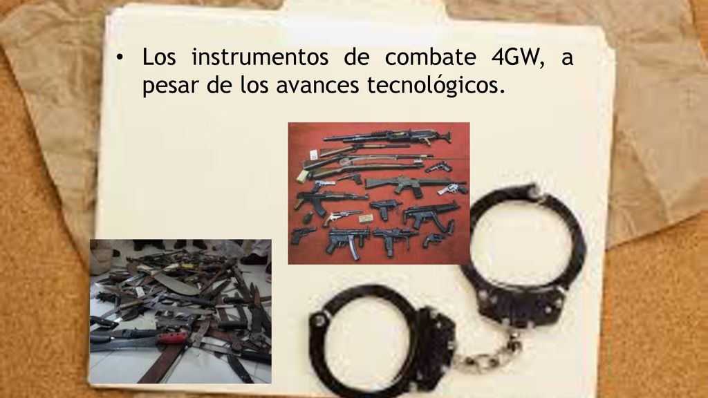 Los instrumentos de combate 4GW, a pesar de los avances tecnológicos.
