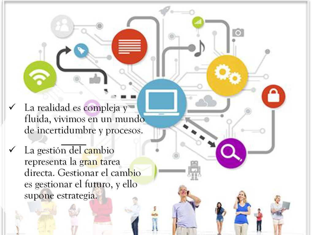 La realidad es compleja y fluida, vivimos en un mundo de incertidumbre y procesos.
