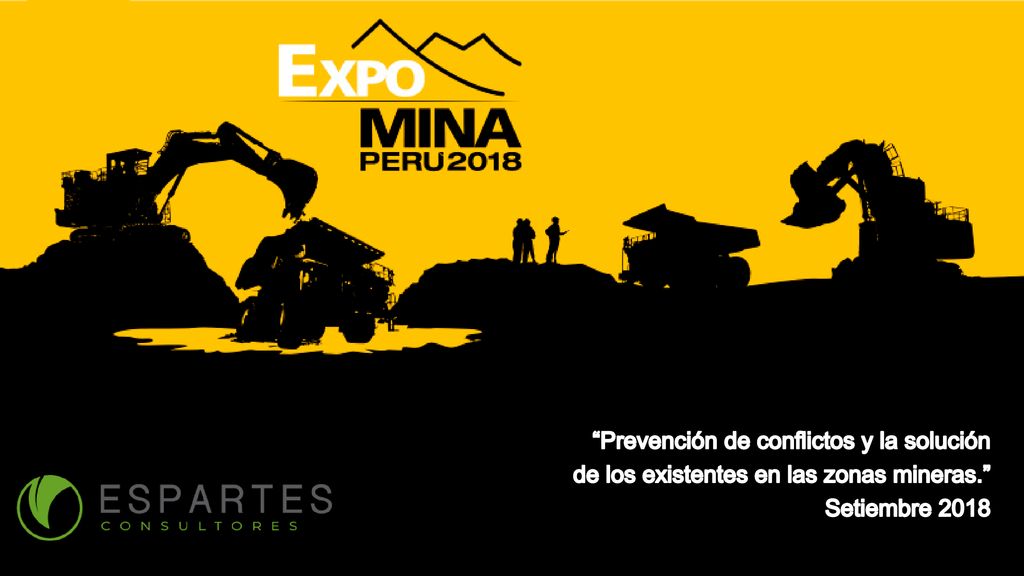 Prevención de conflictos y la solución de los existentes en las zonas mineras. Setiembre 2018