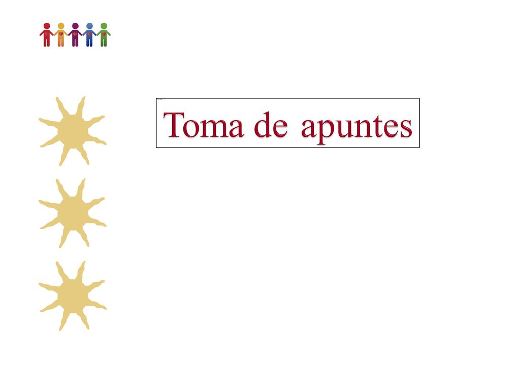 Toma de apuntes No se puede mostrar la imagen en este momento.