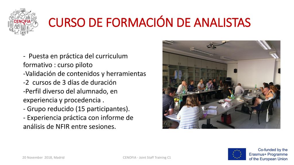 CURSO DE FORMACIÓN DE ANALISTAS