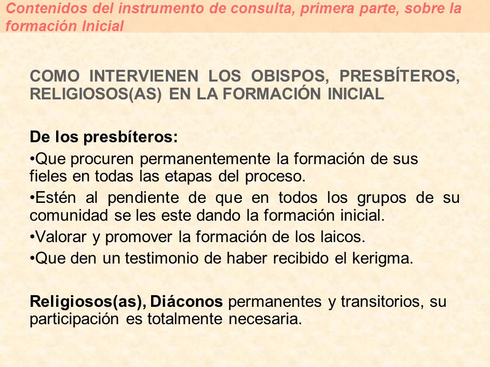 Valorar y promover la formación de los laicos.