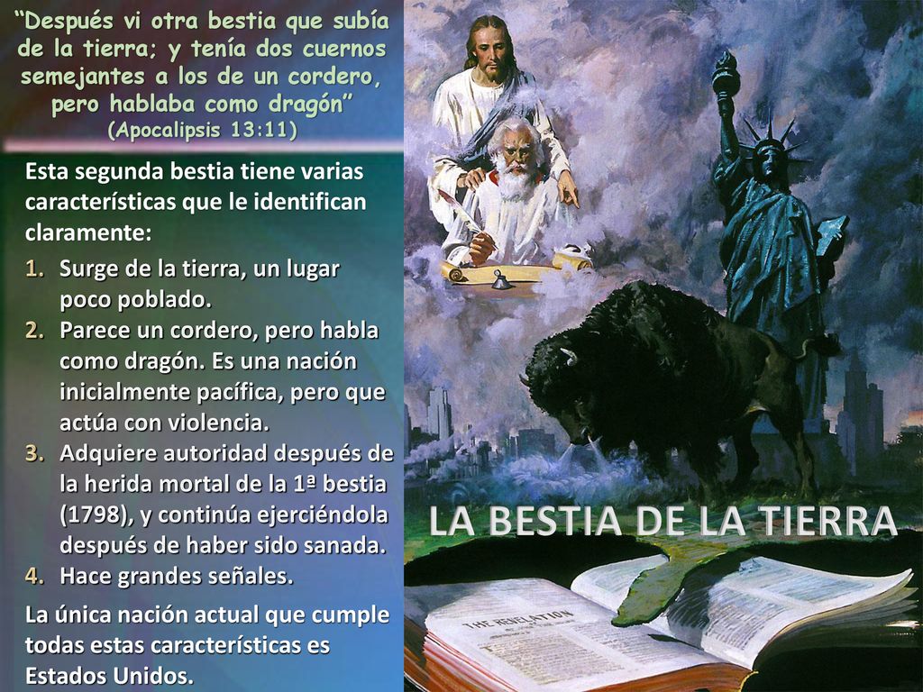 Después vi otra bestia que subía de la tierra; y tenía dos cuernos semejantes a los de un cordero, pero hablaba como dragón (Apocalipsis 13:11)