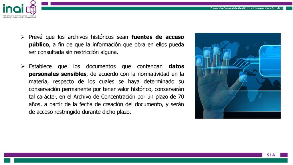 Prevé que los archivos históricos sean fuentes de acceso público, a fin de que la información que obra en ellos pueda ser consultada sin restricción alguna.