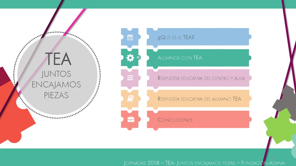 TEA  JUNTOS ENCAJAMOS PIEZAS     ¿Qué es el TEA Alumnos con TEA