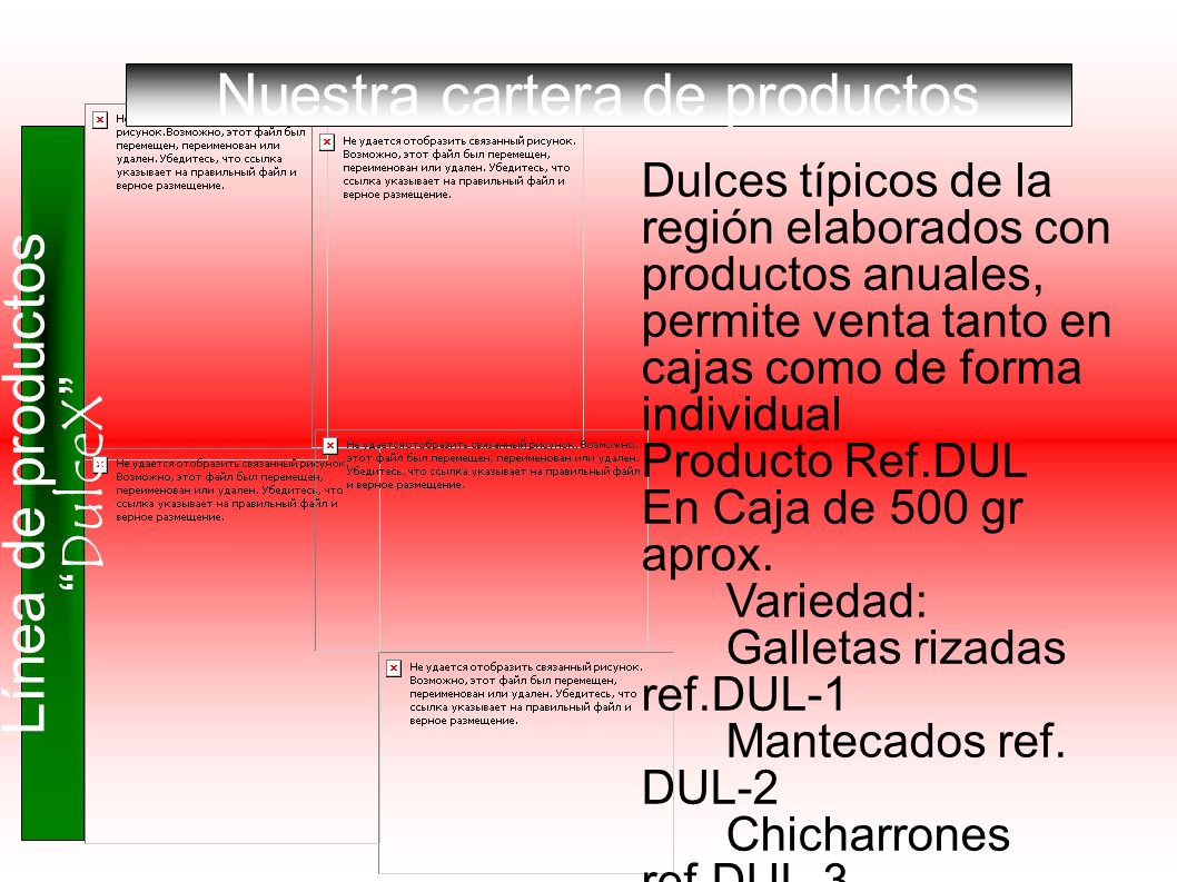 Nuestra cartera de productos