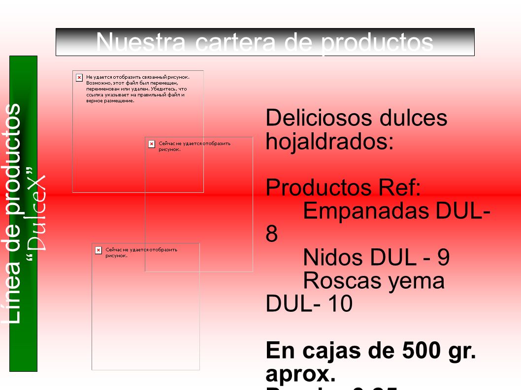 Nuestra cartera de productos