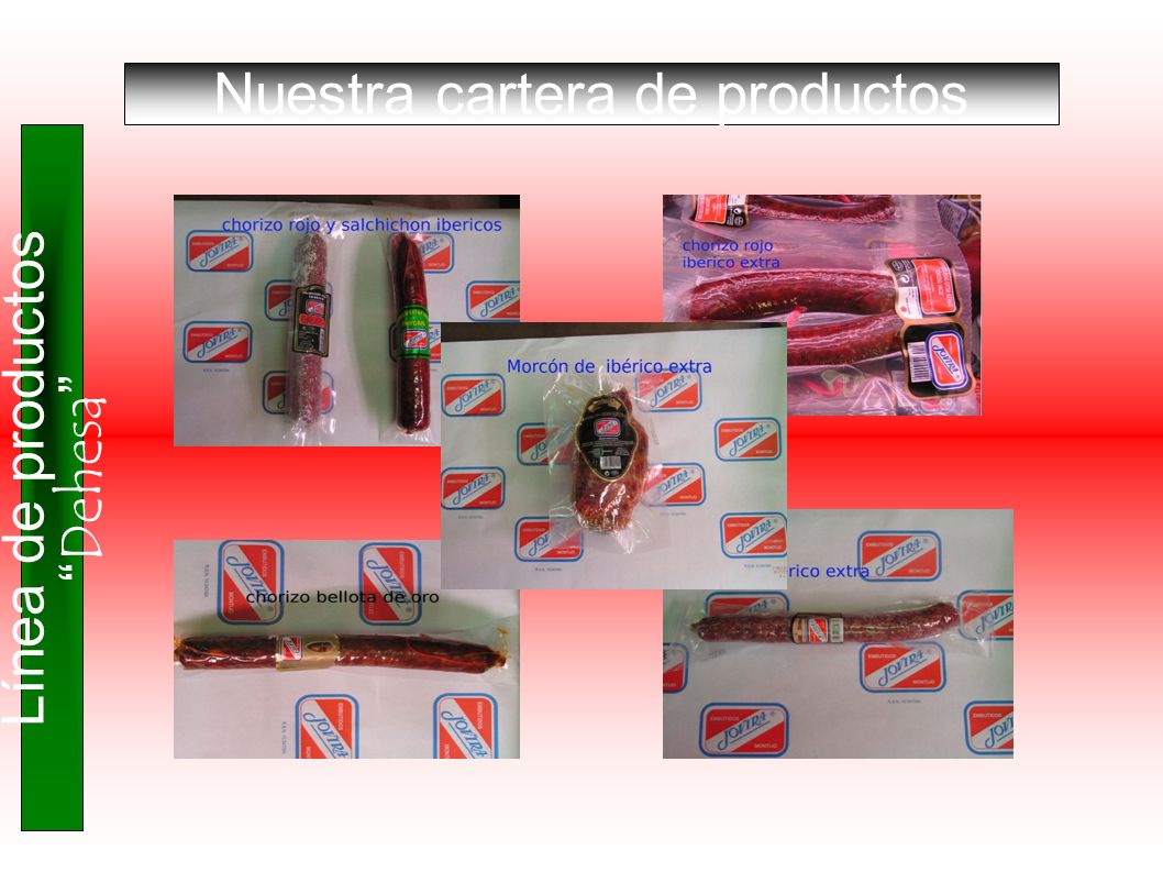 Nuestra cartera de productos