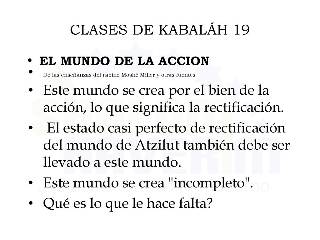 Este mundo se crea incompleto . Qué es lo que le hace falta