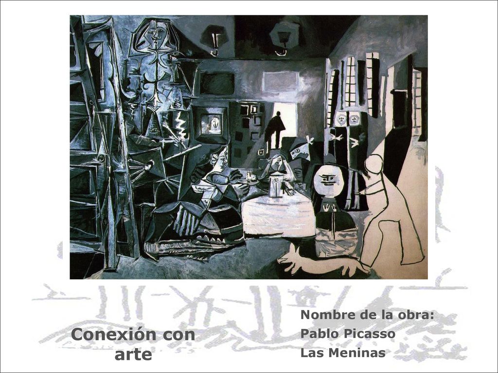 Nombre de la obra: Pablo Picasso Las Meninas Conexión con arte