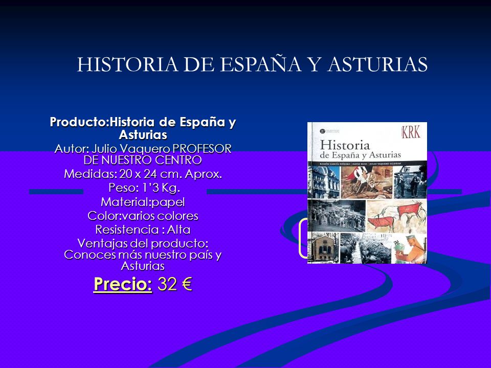 Producto:Historia de España y Asturias