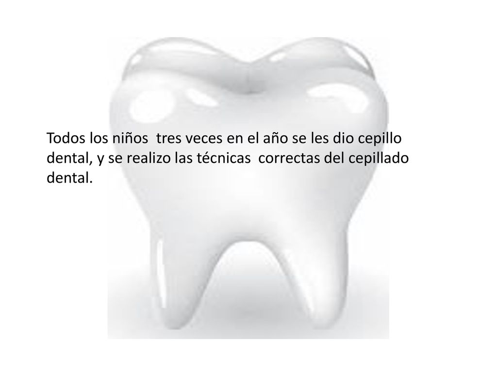 Todos los niños tres veces en el año se les dio cepillo dental, y se realizo las técnicas correctas del cepillado dental.