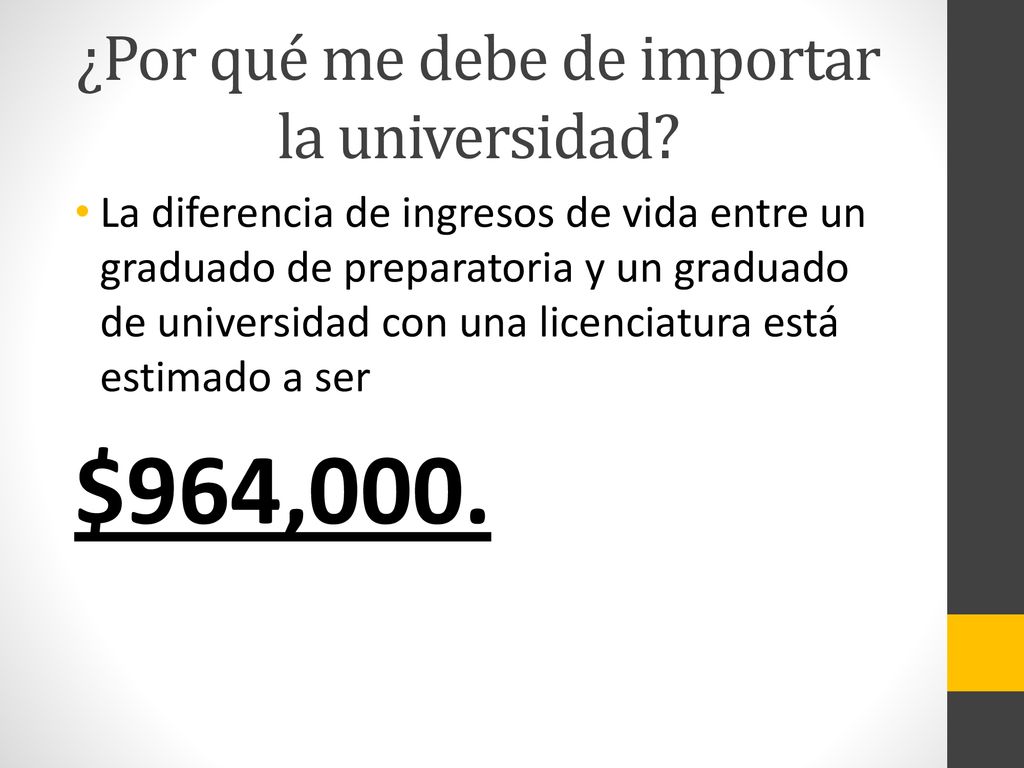 ¿Por qué me debe de importar la universidad