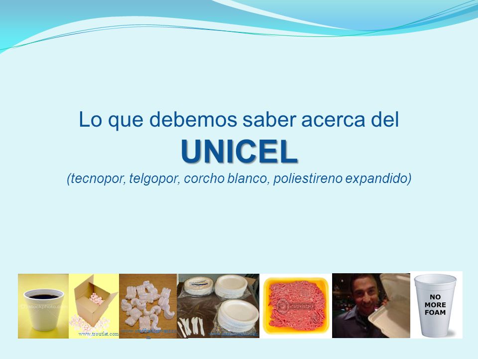 Tecnopor o unicel