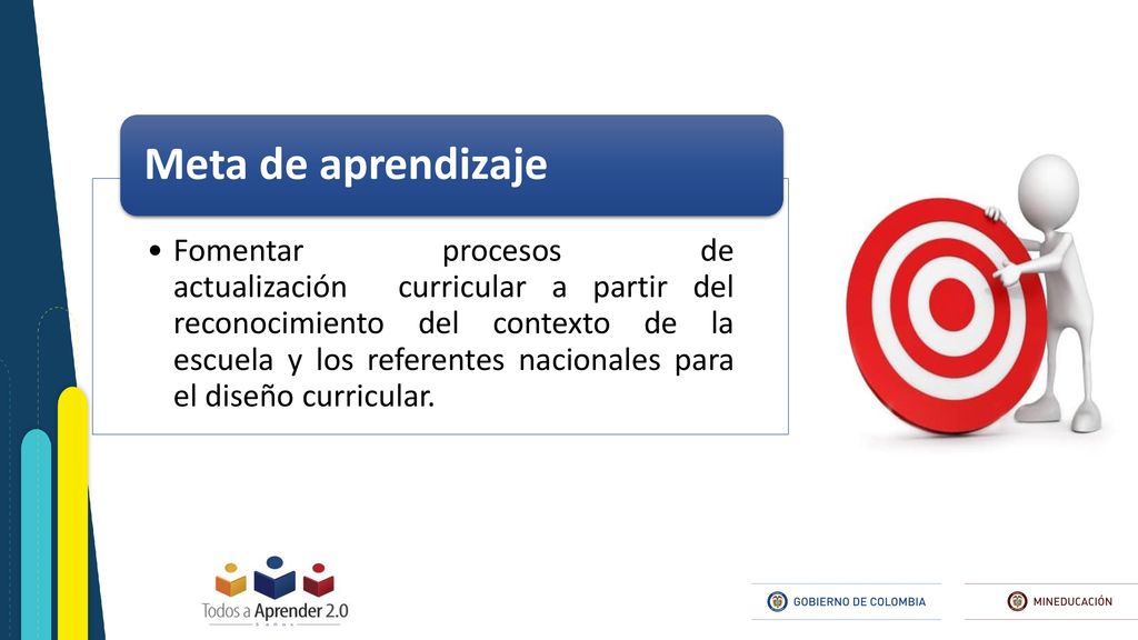 Fomentar procesos de actualización curricular a partir del reconocimiento del contexto de la escuela y los referentes nacionales para el diseño curricular.