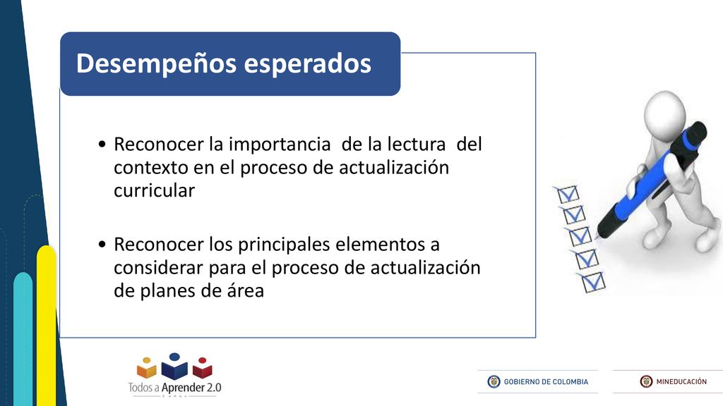 Reconocer la importancia de la lectura del contexto en el proceso de actualización curricular