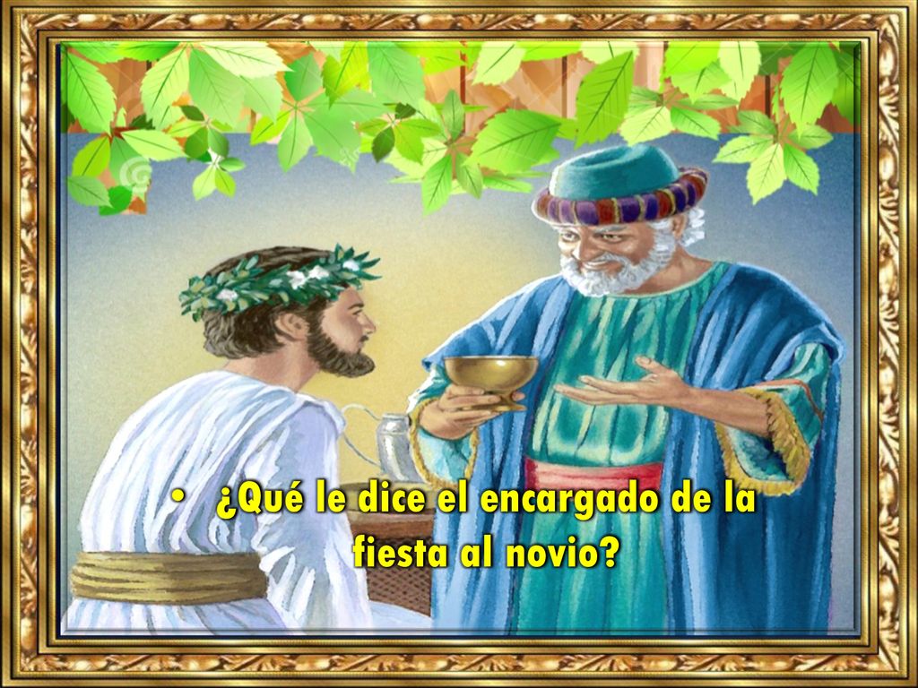 ¿Qué le dice el encargado de la fiesta al novio