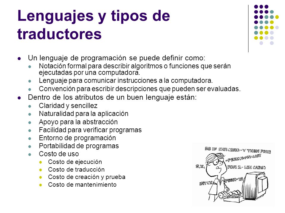 Lenguajes y tipos de traductores