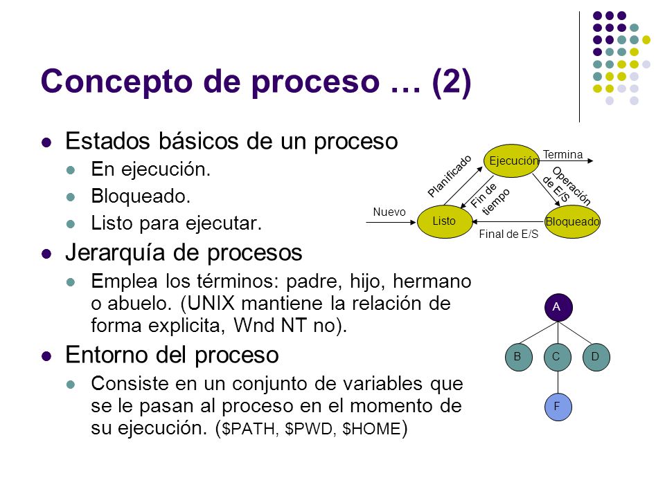 Concepto de proceso … (2)