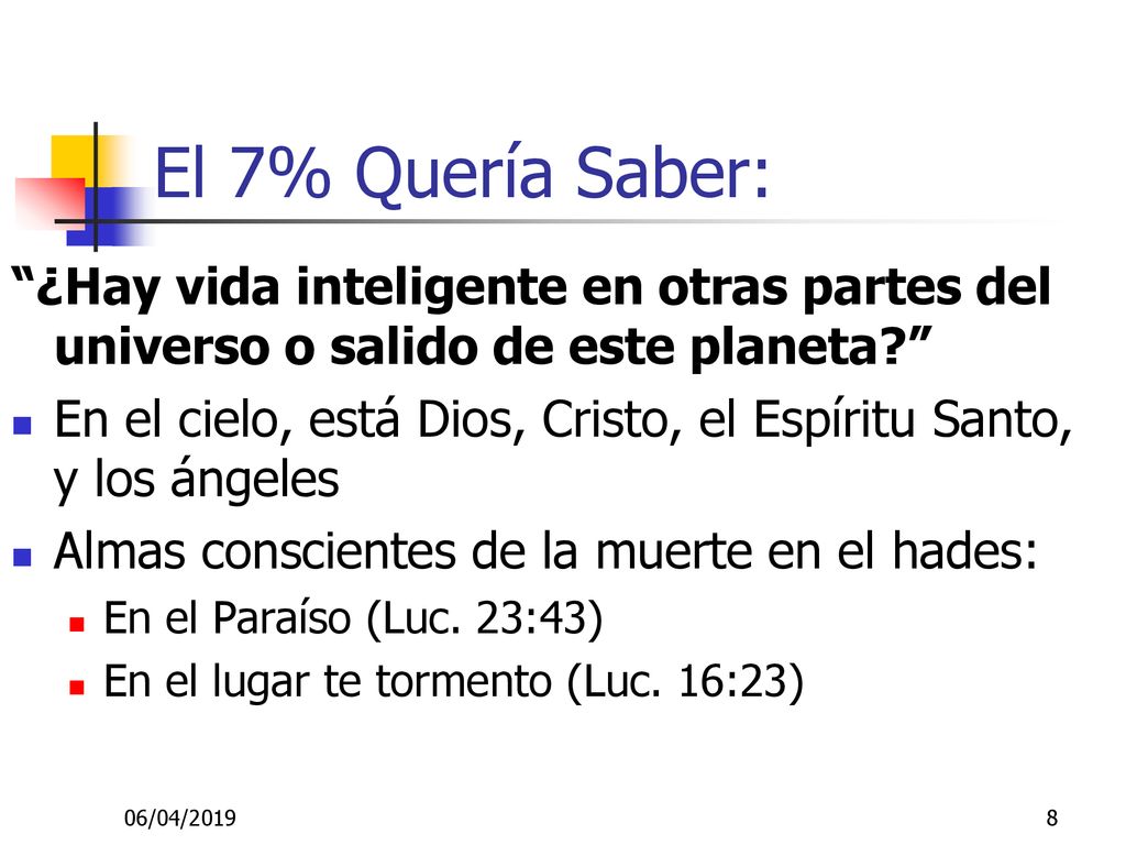El 7% Quería Saber: ¿Hay vida inteligente en otras partes del universo o salido de este planeta