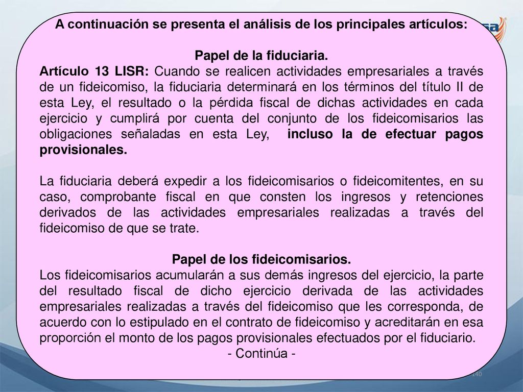 A continuación se presenta el análisis de los principales artículos: