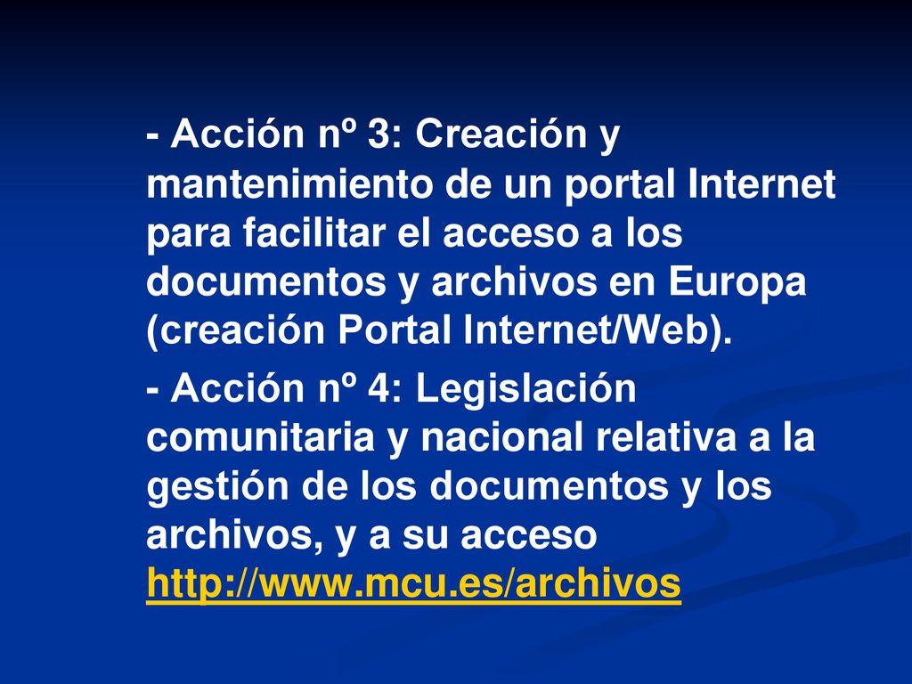 - Acción nº 3: Creación y. mantenimiento de un portal Internet