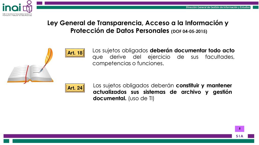 Ley General de Transparencia, Acceso a la Información y