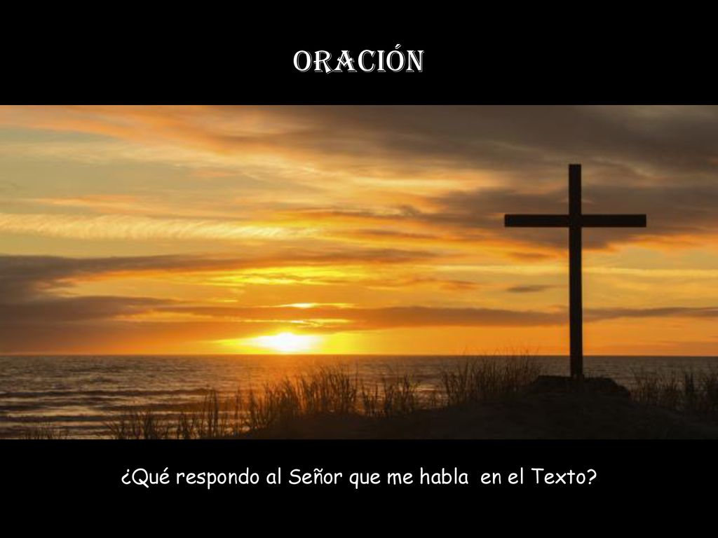 ¿Qué respondo al Señor que me habla en el Texto