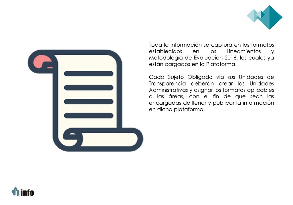 Toda la información se captura en los formatos establecidos en los Lineamientos y Metodología de Evaluación 2016, los cuales ya están cargados en la Plataforma.