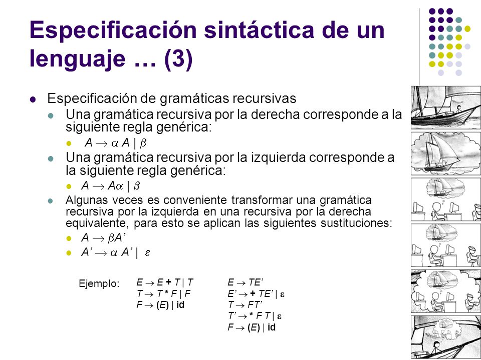 Especificación sintáctica de un lenguaje … (3)