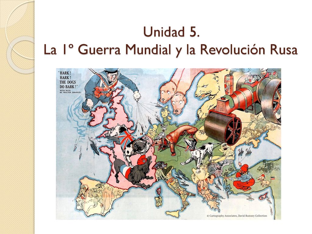 Unidad 5. La 1º Guerra Mundial y la Revolución Rusa