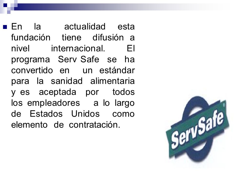 En la actualidad esta fundación tiene difusión a nivel internacional