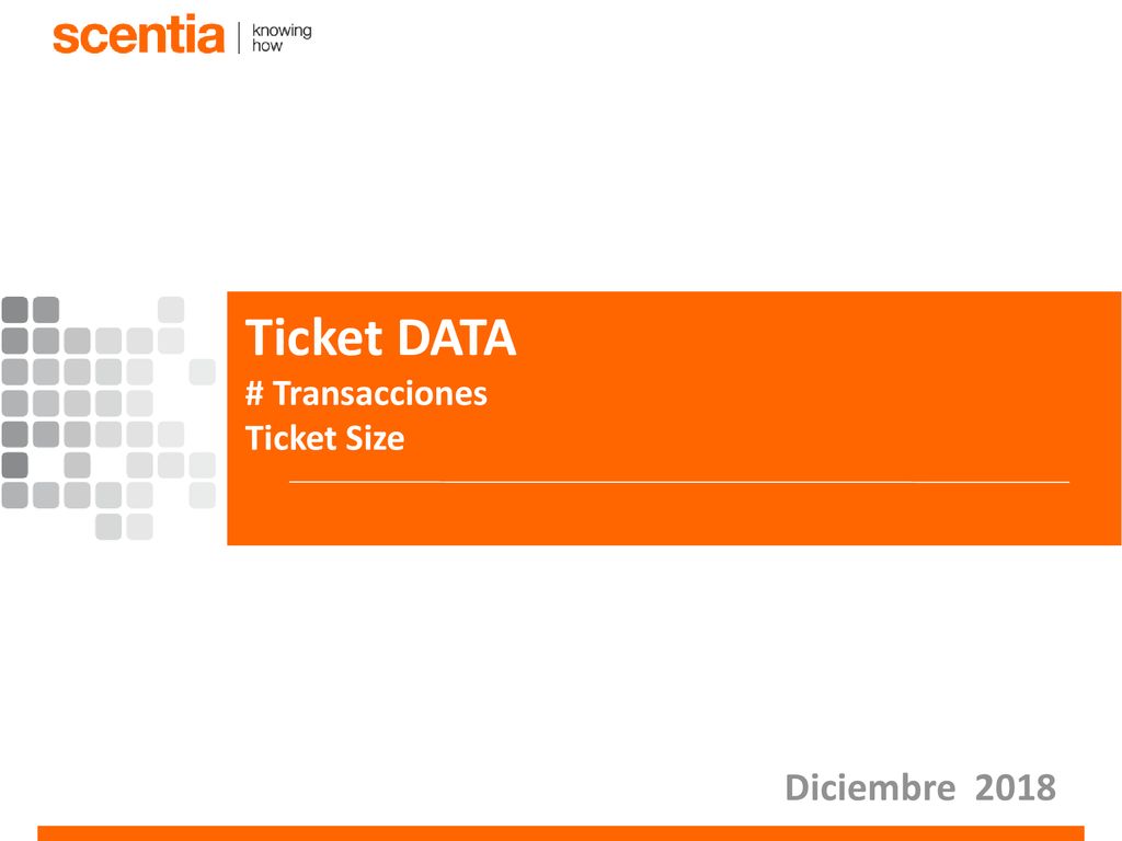 Ticket DATA # Transacciones Ticket Size Febrero 2018 Diciembre 2018