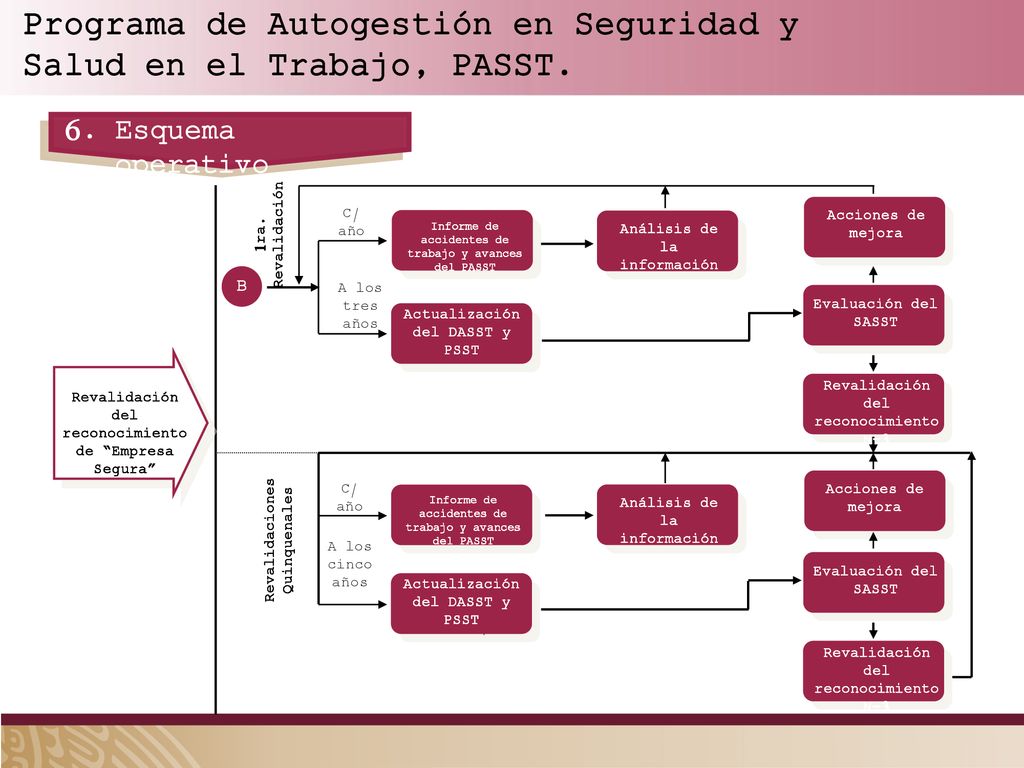 Programa de Autogestión en Seguridad y Salud en el Trabajo, PASST.
