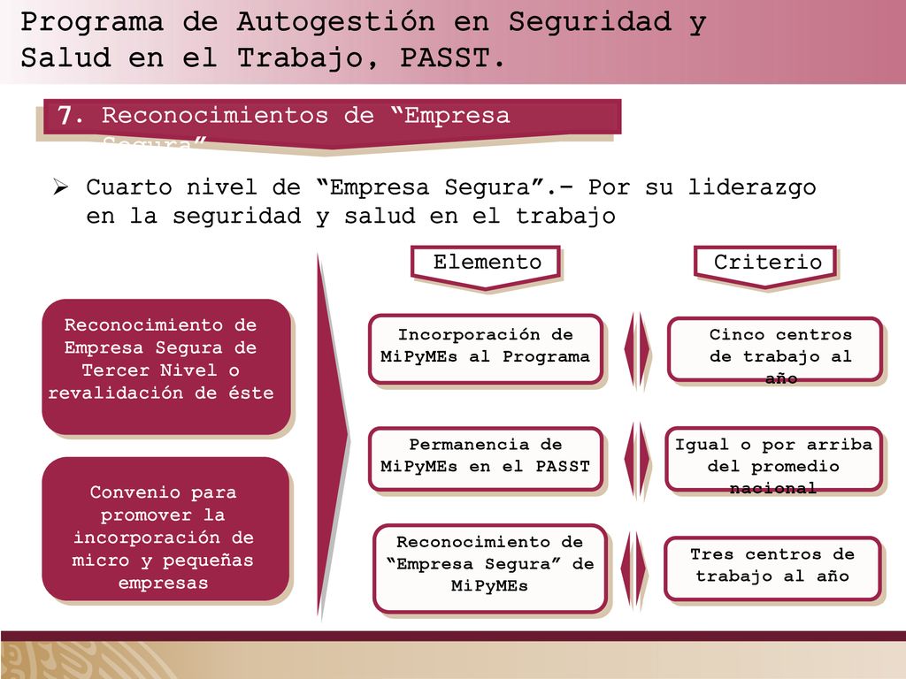 Programa de Autogestión en Seguridad y Salud en el Trabajo, PASST.