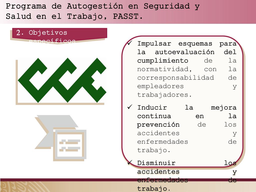 Programa de Autogestión en Seguridad y Salud en el Trabajo, PASST.