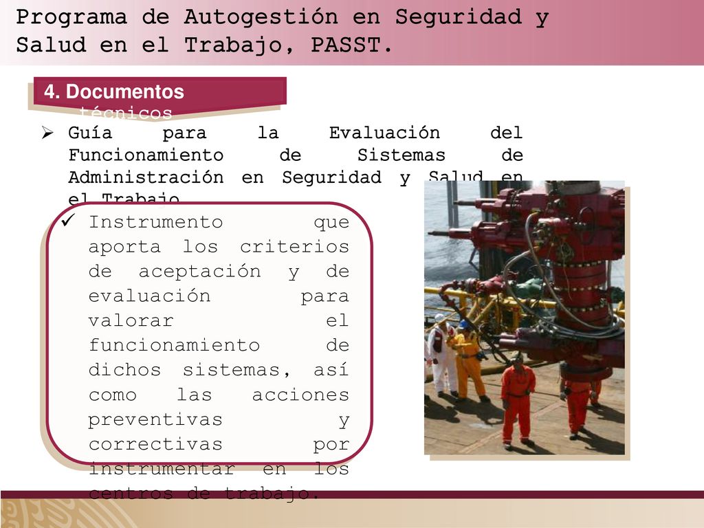 Programa de Autogestión en Seguridad y Salud en el Trabajo, PASST.