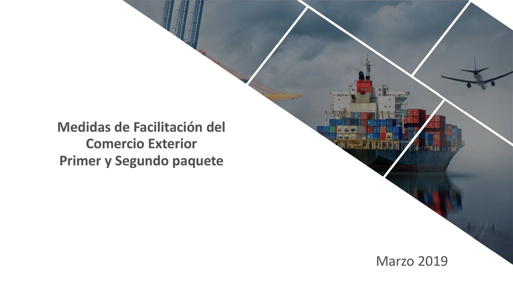 Medidas de Facilitación del Comercio Exterior Primer y Segundo paquete