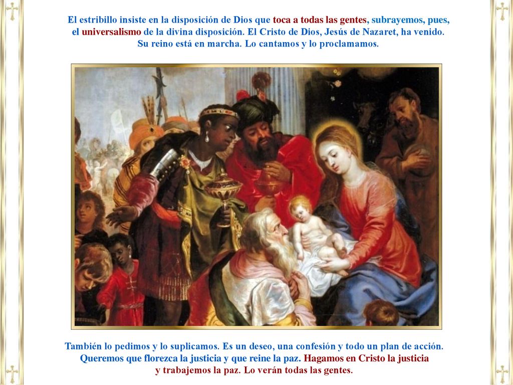 Su reino está en marcha. Lo cantamos y lo proclamamos.